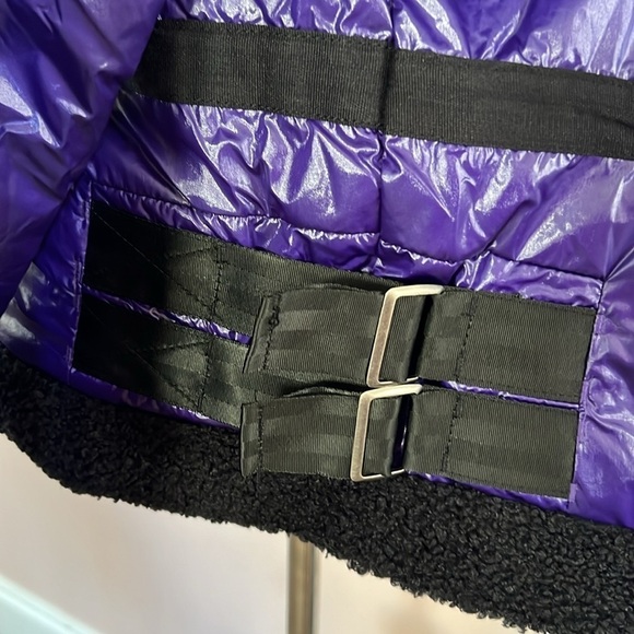 Free People Movement Vagabond Fleece Bomber in Royal Purple - Picture 7 of 12